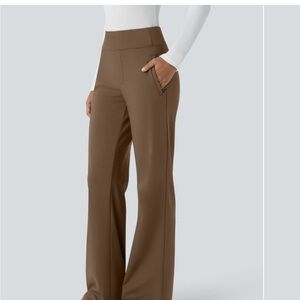 HALARA Brown Wide-Leg Women's Pants